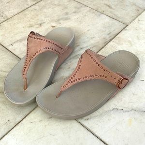 FITFLOP Studded suede sandals
